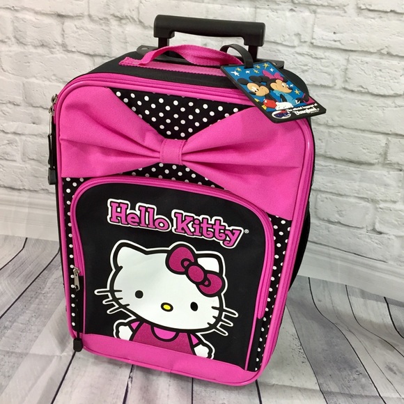 hello kitty rolling luggage